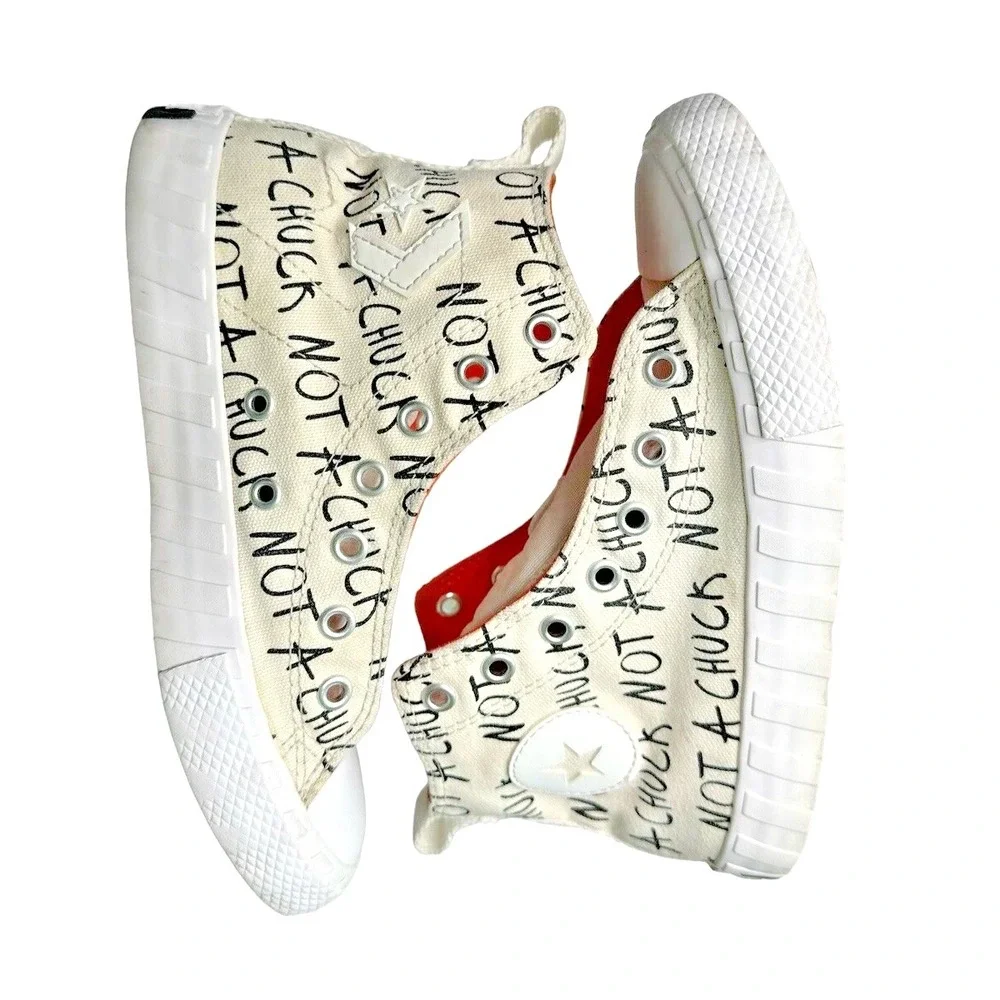 Converse Not A Chuck Little Kids High‑Top Canvas Sneakers White Size 2